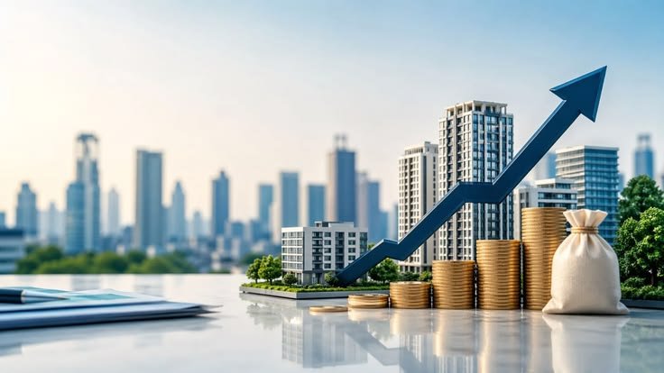 Modern commercial and residential development, representative of property investment opportunities in Amritsar